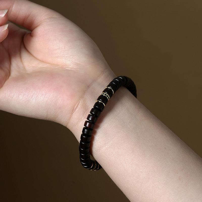 Rosewood Buddhist Protection Bracelet Averon London