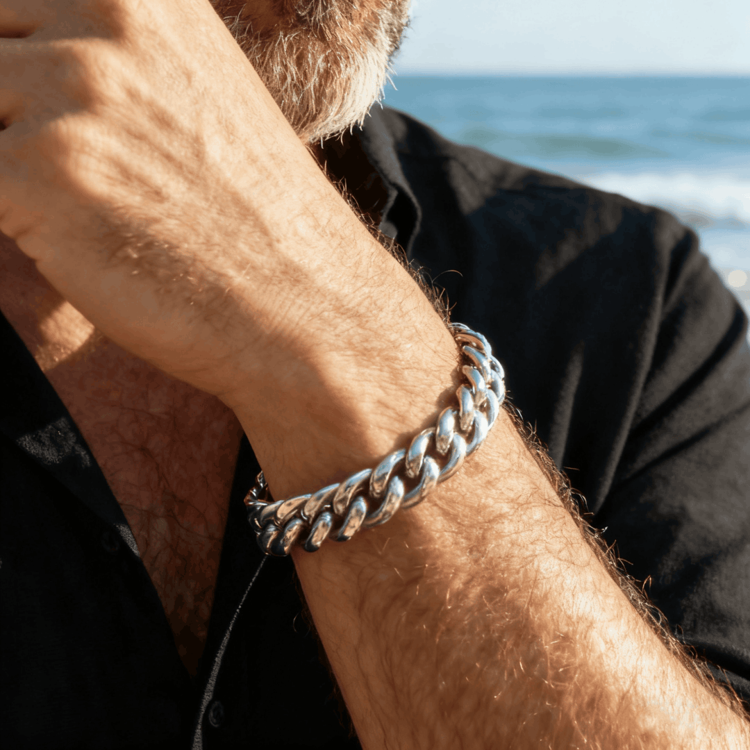 Chunky Cuban bracelet Averon London