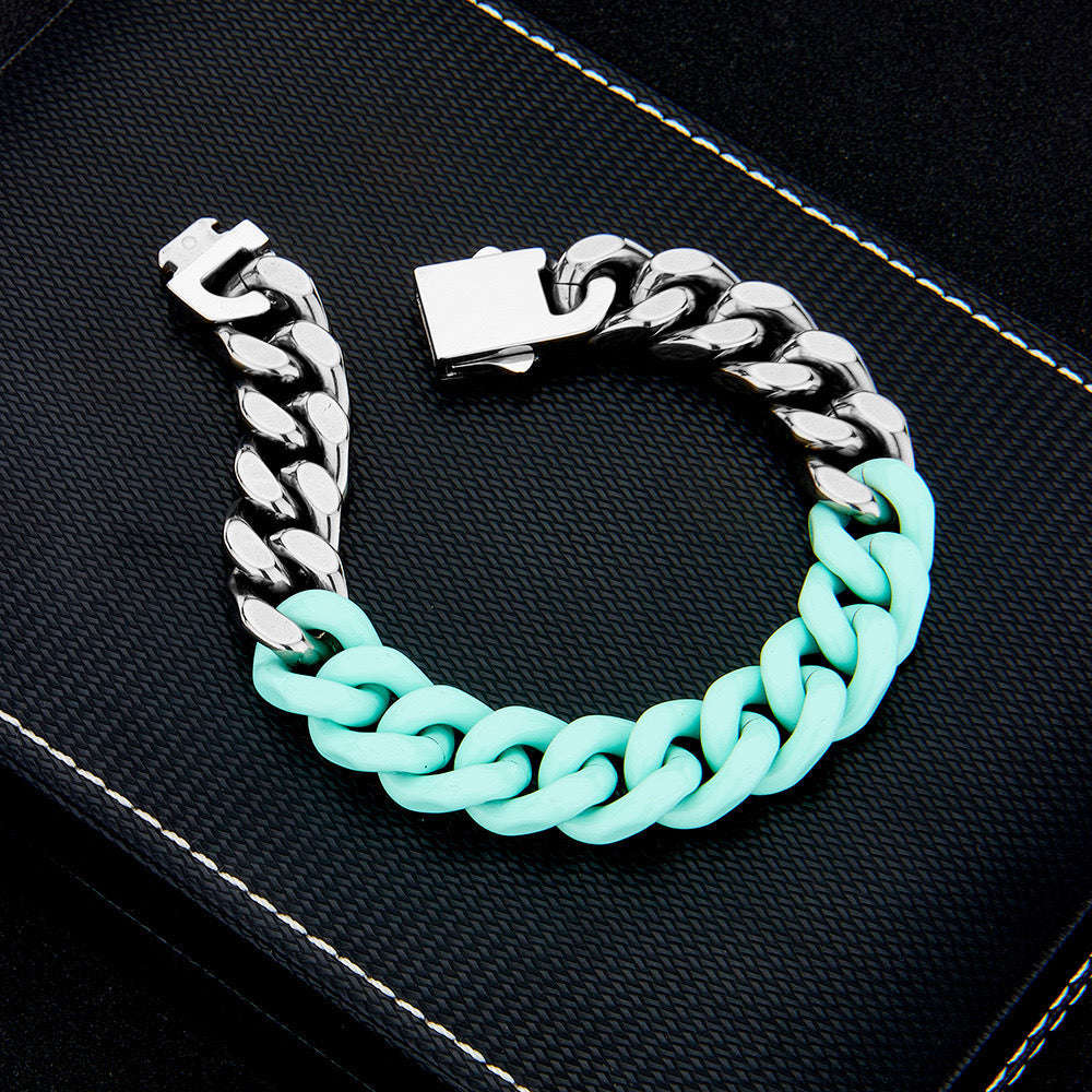 Colorful Cuban Bracelet Averon London