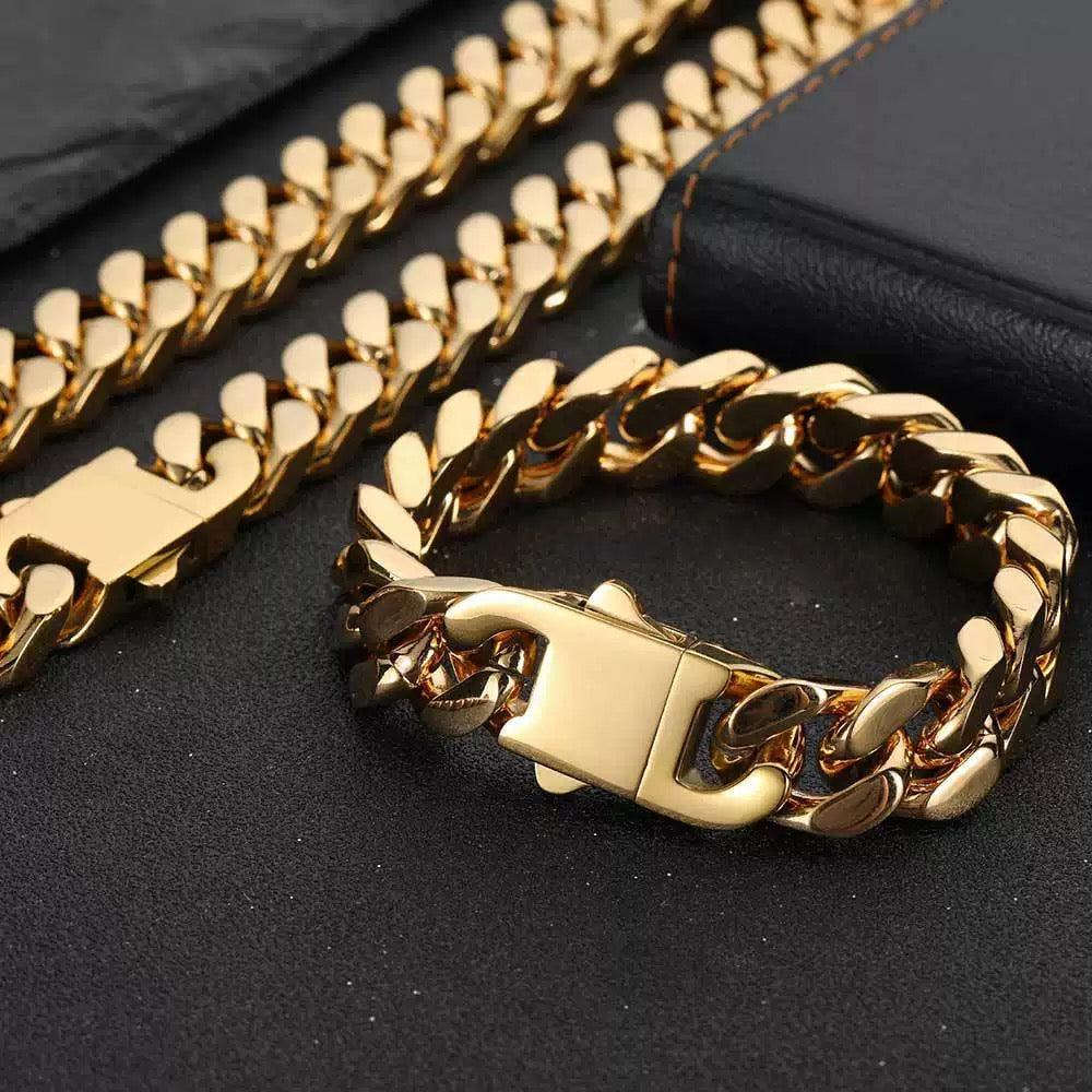 Chunky Cuban | Silver & Gold Averon London