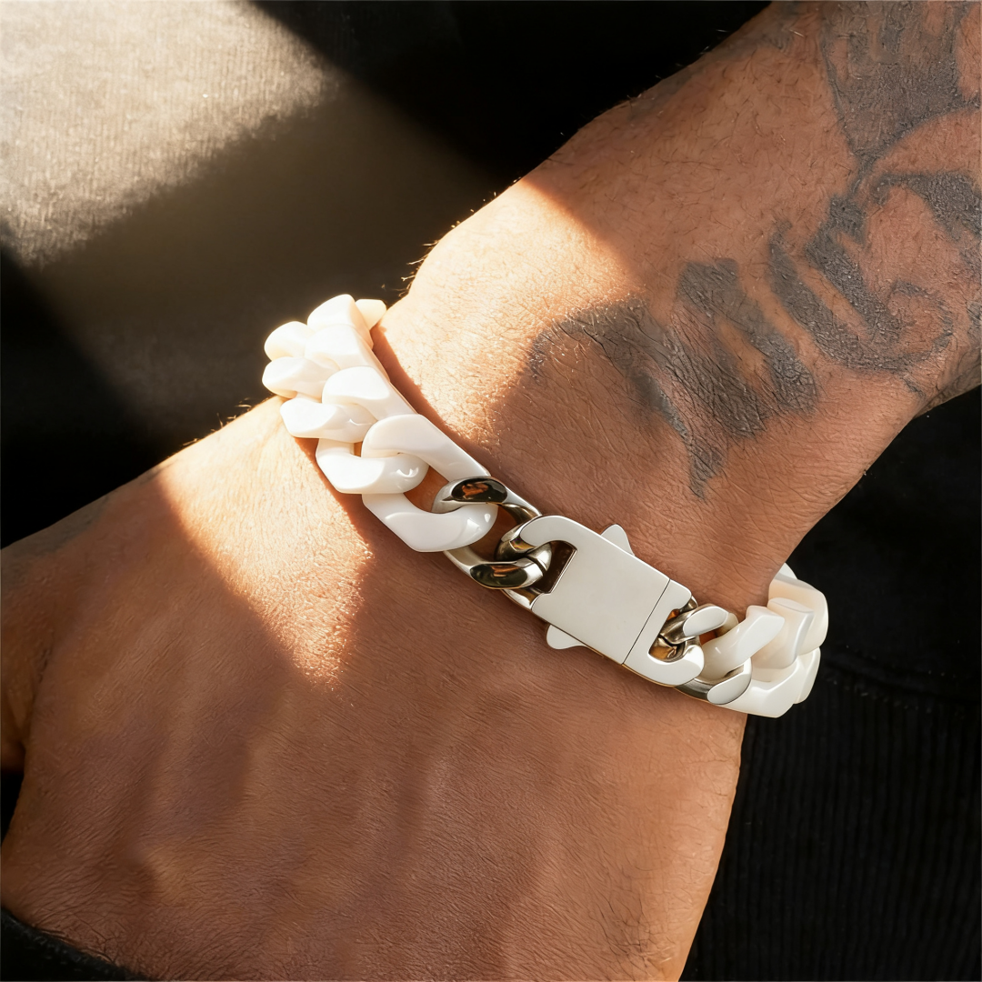 Premium White Bracelet for Men