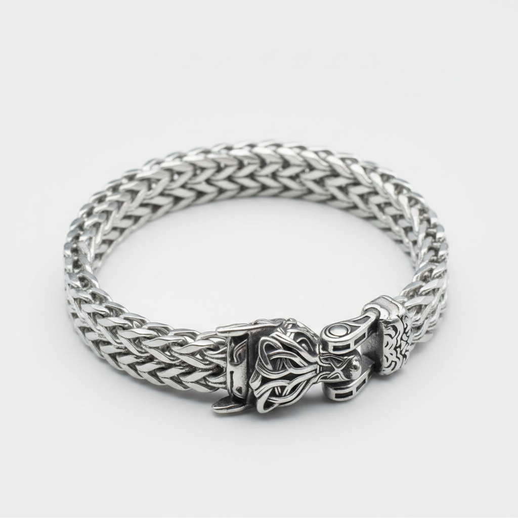 Heavy Viking Bracelet - Fundo Cinza Claro